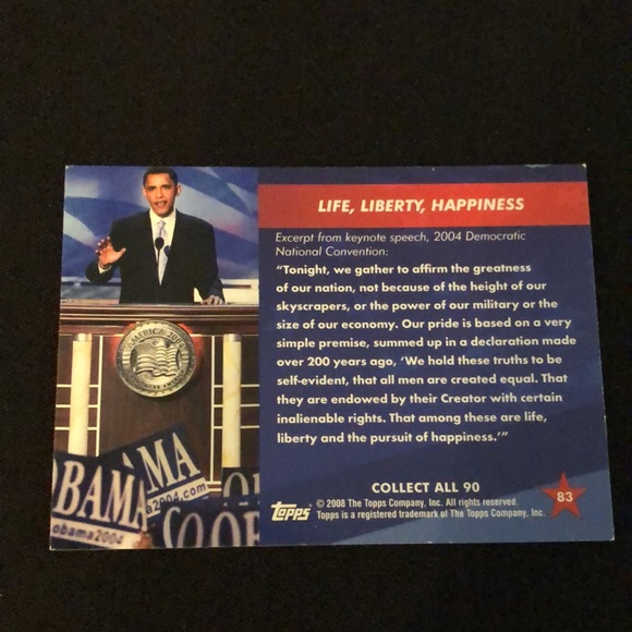 DVD with TOPPS COLLECTION OF OBAMA MOMENTS on 7 CARDS in original plastic - Picture 12 of 16